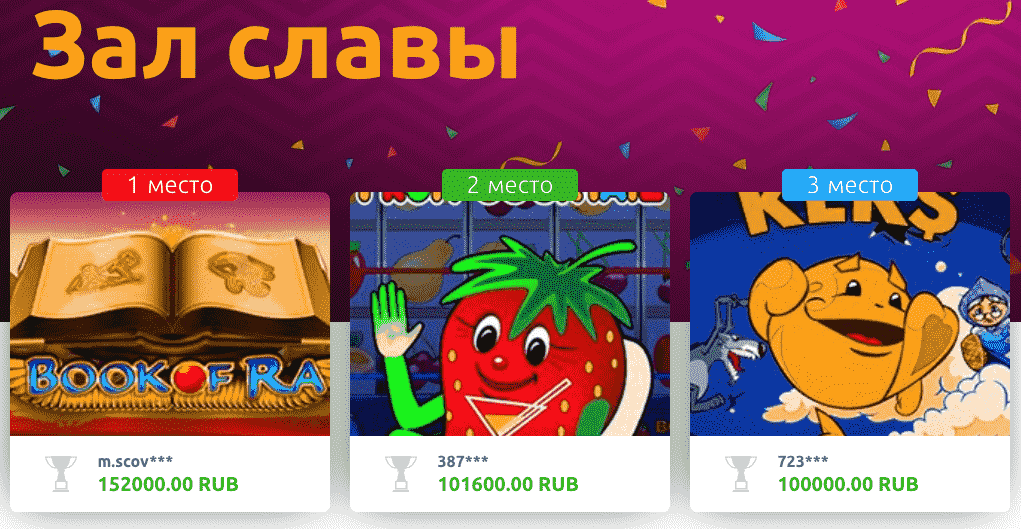 Зал славы игроков