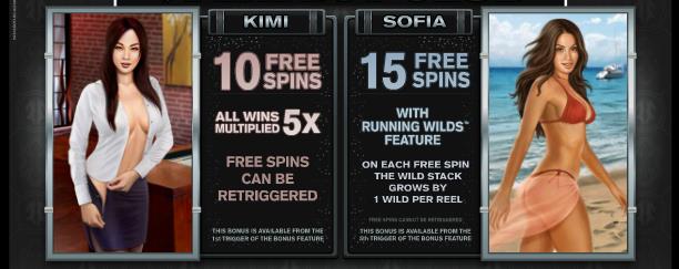 Бонусные опции игрового аппарата Плейбой